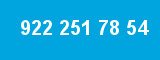 922 251 78 54 922 251 78 54